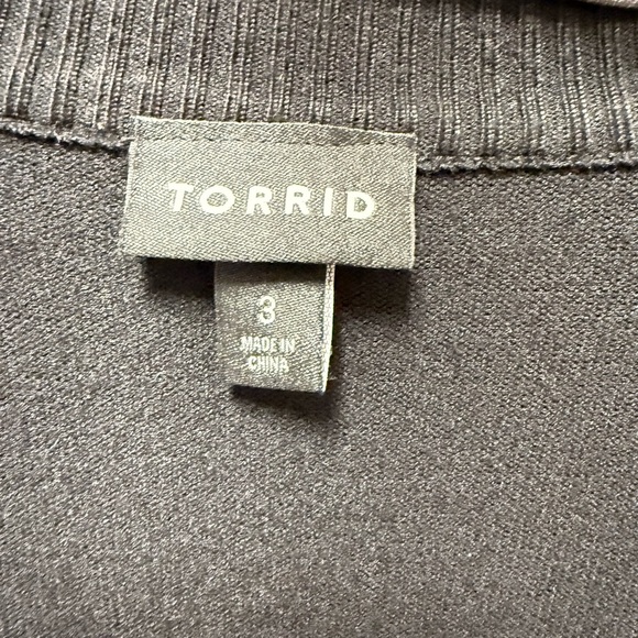 Torrid 3 Black Pearl Embellished Cardigan - Picture 2 of 4